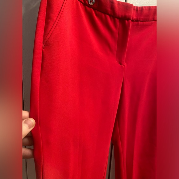 Women’s Taper Ankle Pants In Red - Picture 12 of 13